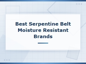 Best Serpentine Belt Moisture Resistant Brands